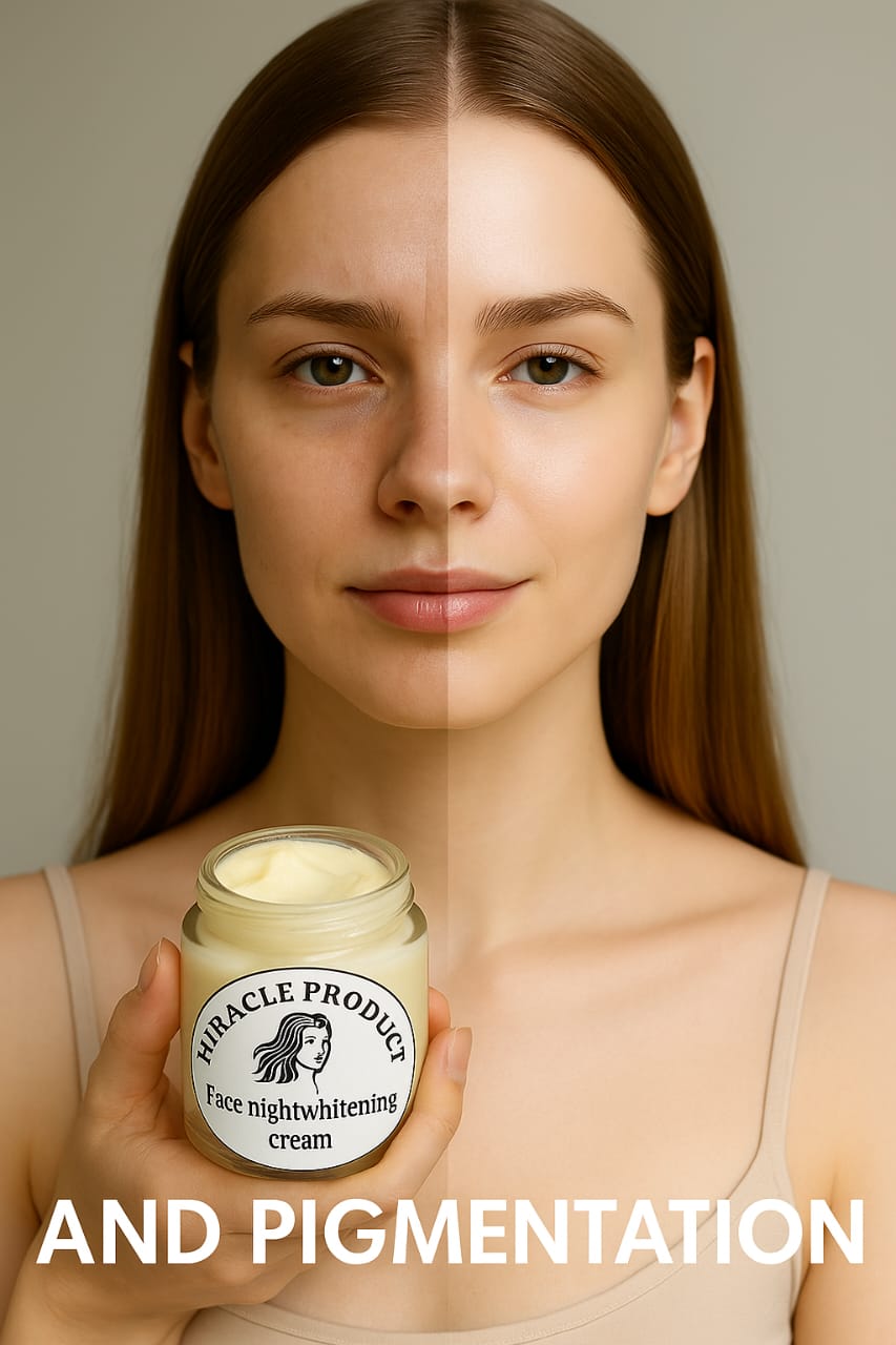 Special bridal whitening night cream