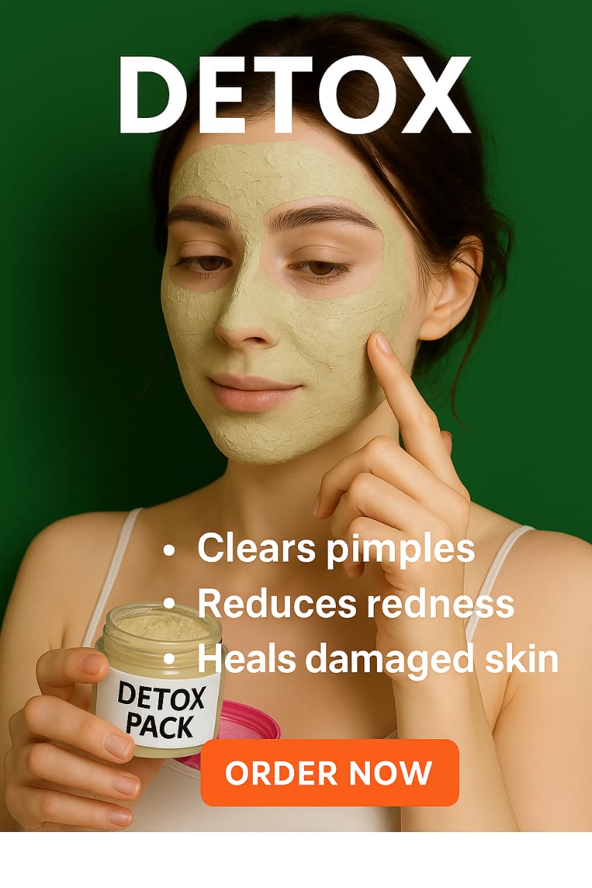Here is a list of Detox Pack Benefits (especially for skincare)